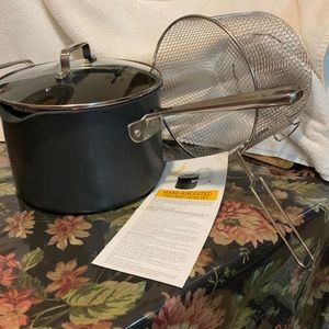 Emeril Hard Anodized Chicken Fryer Set